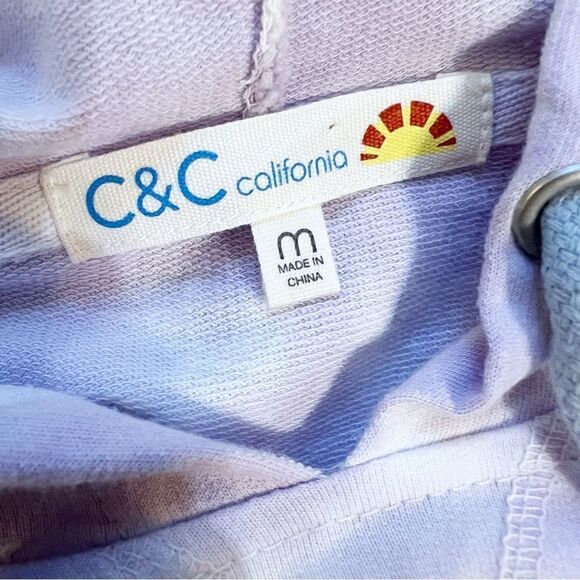 CC California tie dye hooded pullover top - Picture 2 of 6
